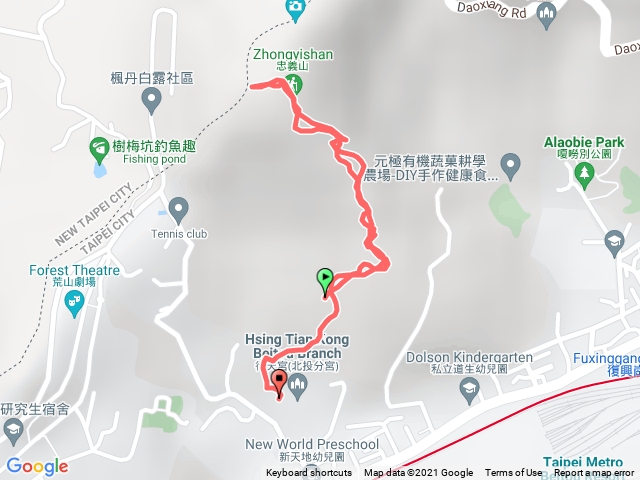 忠義山北投行天宮