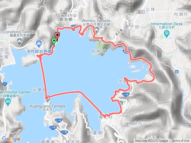 伊達邵碼頭連走文武廟、朝霧碼頭