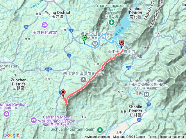 台南綠色長城烏山山脈八連峰縱走預覽圖