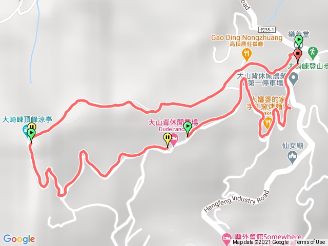 大崎崠古道下山產業道路