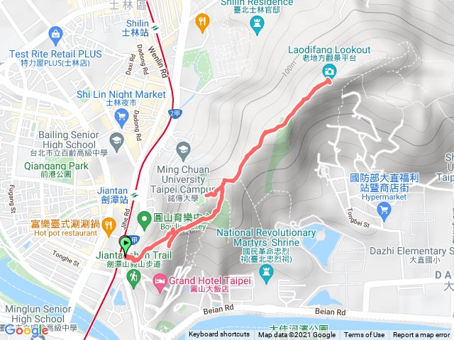 劍潭山步道-老地方-劍潭山三角點