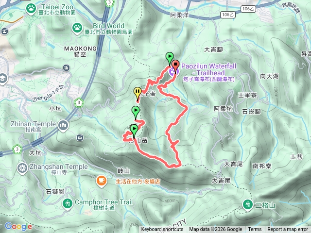 炮子崙步道猴山岳茶山古道預覽圖