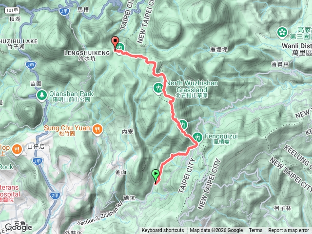 聖人橋-風櫃嘴-頂山石梯嶺步道-擎天崗遊客中心預覽圖