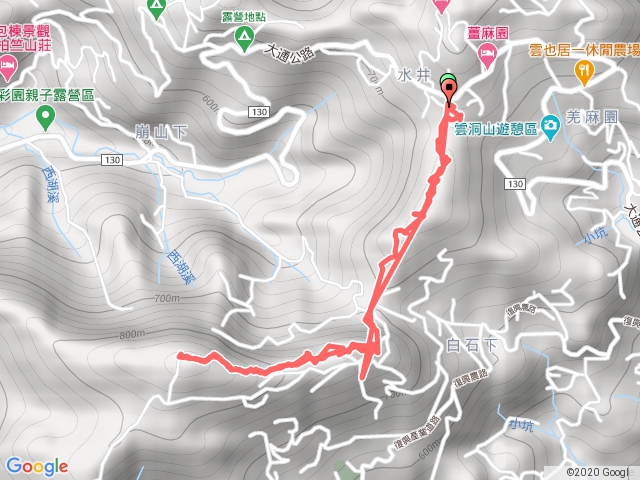 關刀山130線道穗花山奈入囗進來回