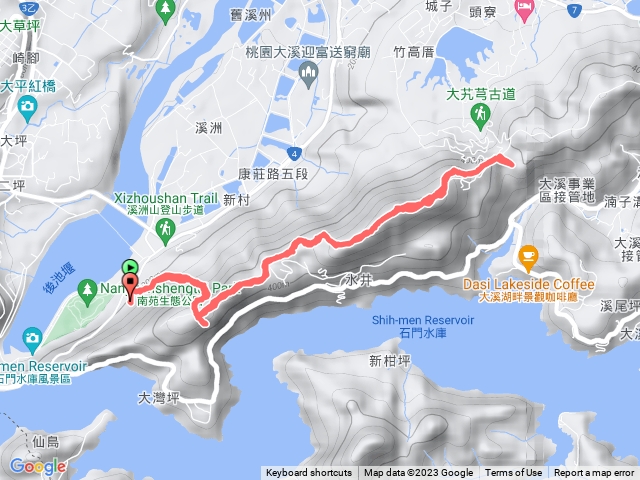 溪州山到溪石亭