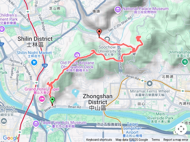 台北大縱走第五段Part1（圓山至鄭成功廟）