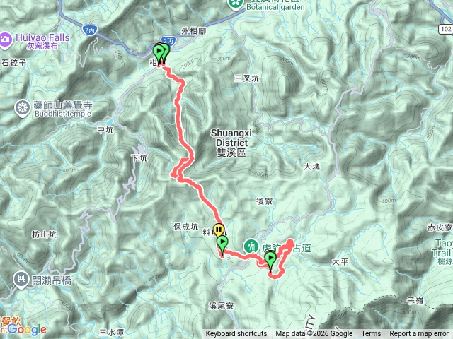 淡蘭古道中段（威惠廟-虎豹潭）