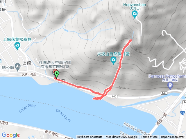 火炎山自然保護區步道