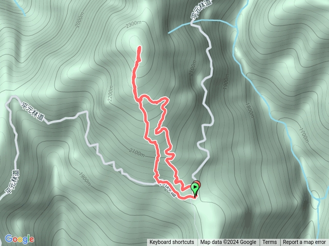 三星山小百岳攻頂路線預覽圖