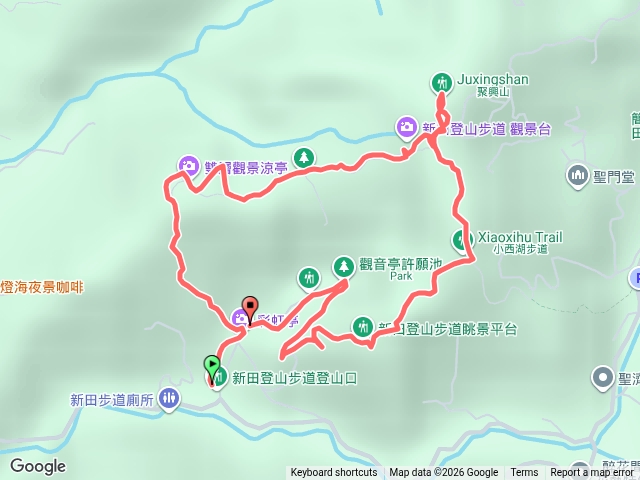 新田步道環狀上聚興山預覽圖