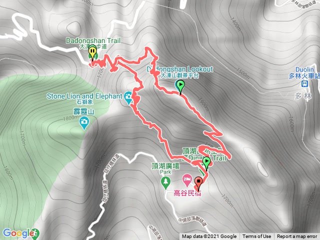 大凍山-頂湖多林來回