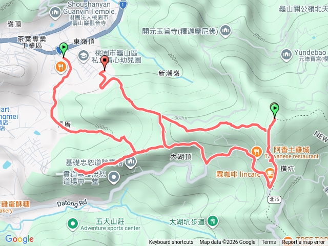 新嶺步道連走大棟山