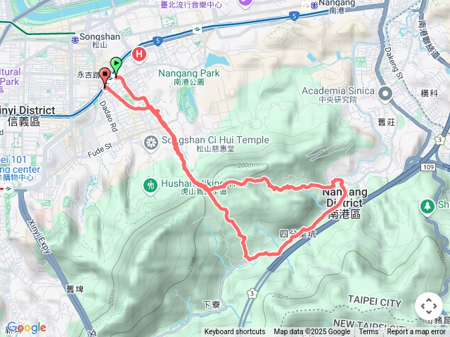 麗山橋口南港山步道預覽圖
