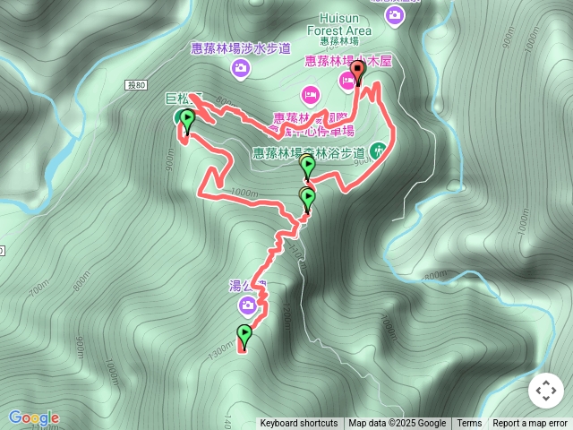 惠蓀林場湯公碑.巨松台.山嵐小徑預覽圖