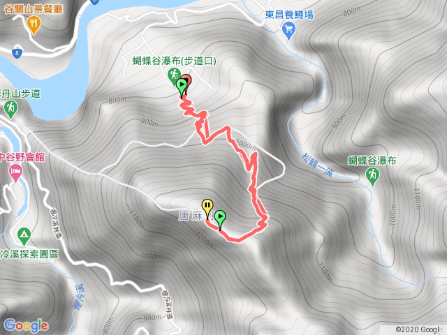 谷關松鶴登山口唐麻丹山