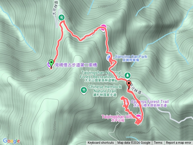 琳-太平山見晴步道-觀雲棧道-檜木原始林步道預覽圖