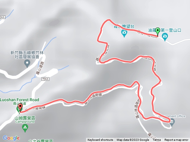 天湖農場-羅山林道-原路來回