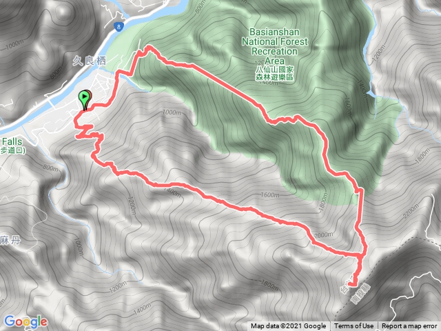 南松鶴留龍頭線登八仙山O繞下松鶴