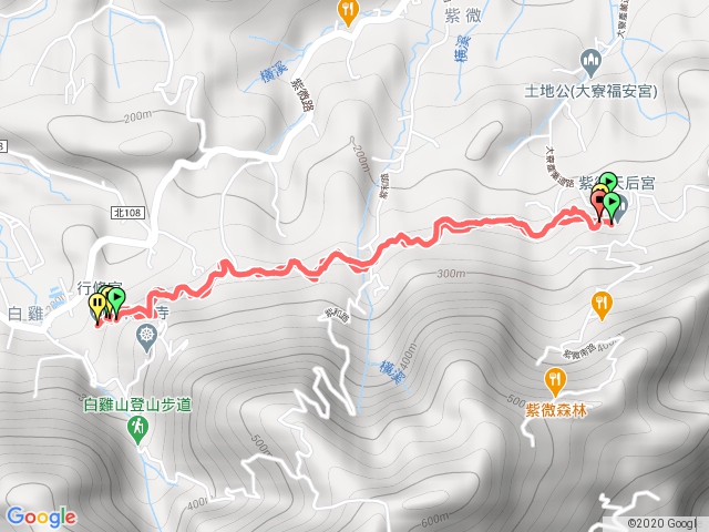 白雞行修宮二次來回