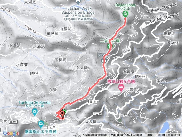 雲嘉五連峰來回