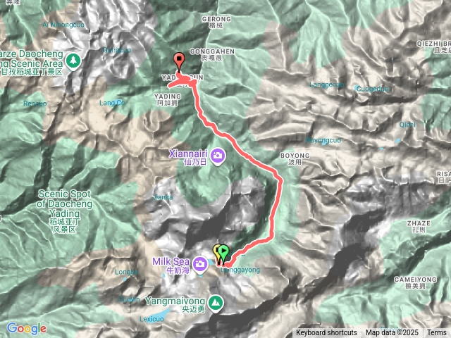 稻城亞丁五色海