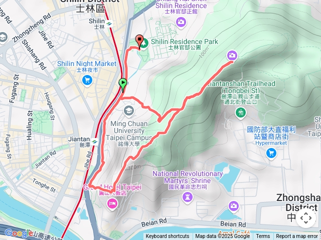 2025寶礦力健行：士林官邸公園~老地方來回