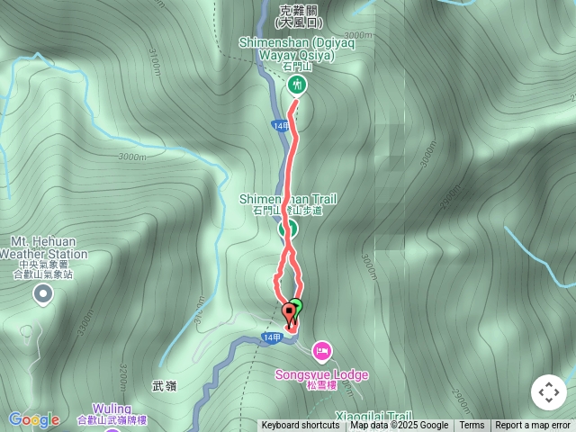 合歡尖山、石門山預覽圖