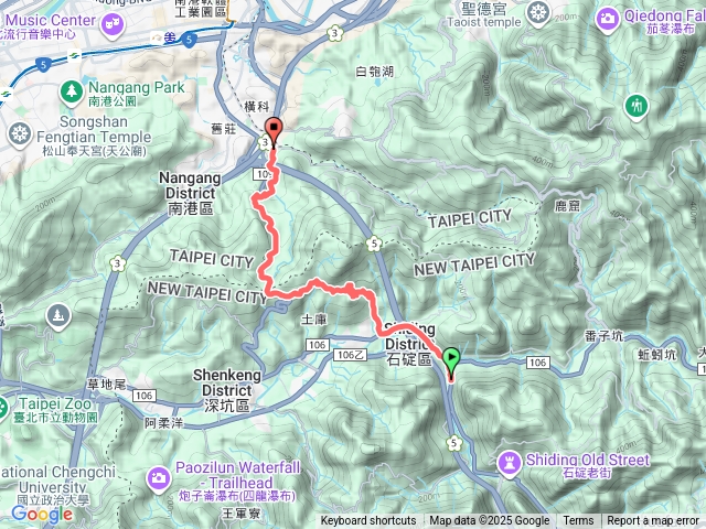 國家綠道-石碇淡蘭吊橋至南港舊莊預覽圖