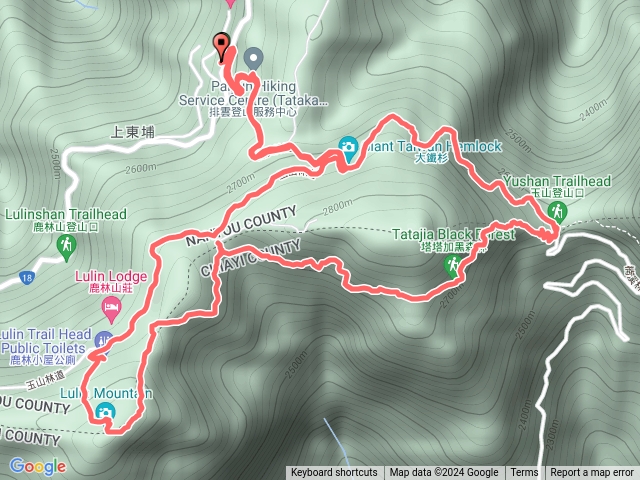 鹿林山-玉山登山口