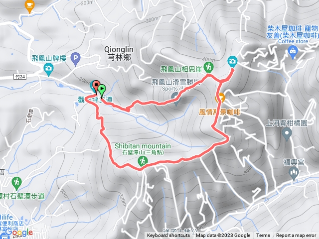 飛鳳山1800上觀日亭2800下