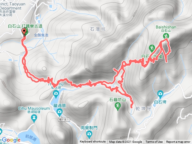 打鐵寮上白石山