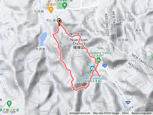 觀音湖山 東勢坑山 東勢大崙 暖東峽谷O型