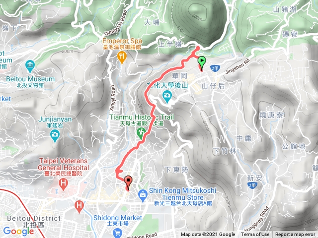 草山水道+天母古道