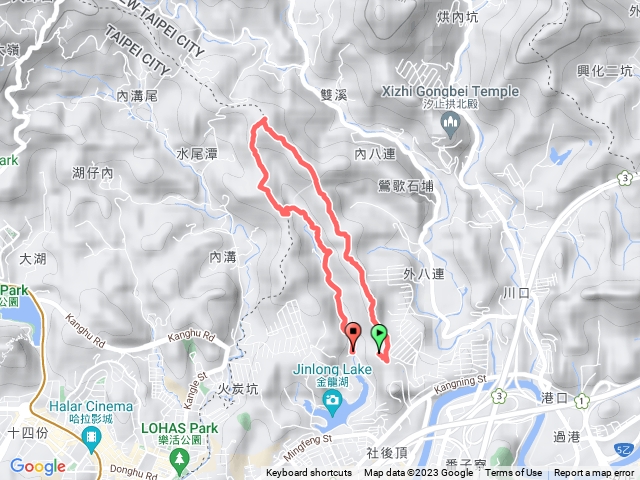 ℂ𝕙𝕖𝕣雪兒 學頭坡-老鷲尖山-內溝山-翠湖Ｏ型