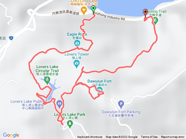 外木山情人湖步道