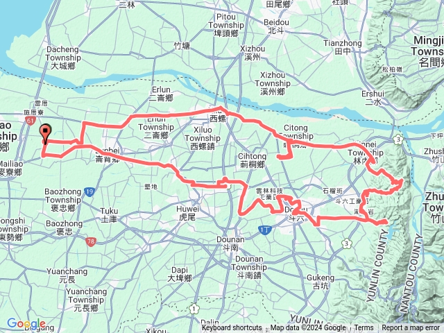 2024-10-11雲林縣摸基石(樹子腳(已斷頭、埋入地下)、保長廓、斗六、林內山、南觸口山、咬狗山、內林山、樣子坑山)