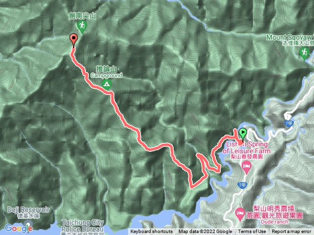 三日大小劍，D1 仁壽橋至油婆蘭第二層營地