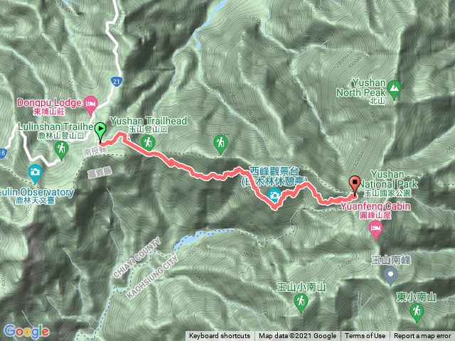 玉山登山口-排雲山莊