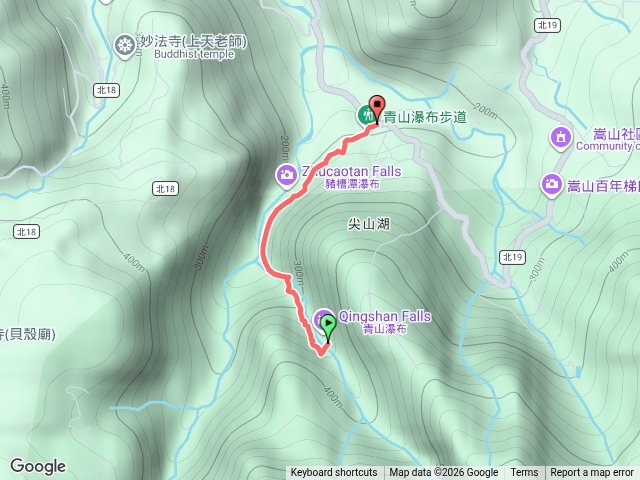 石門青山瀑布下山預覽圖
