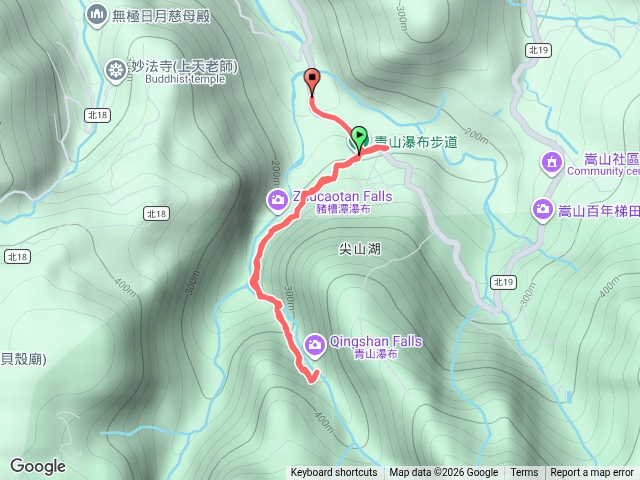 青山瀑布步道