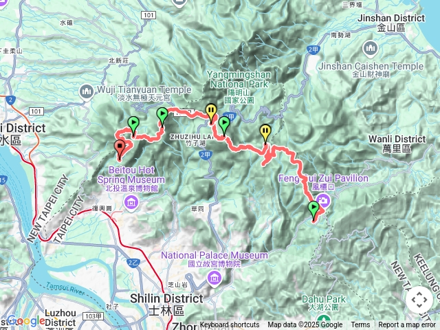 台北－臺灣百大必訪步道陽明山東西大縱走20250404174131