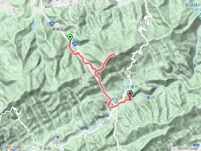 暖東峽谷，五分山，十分小瀑布