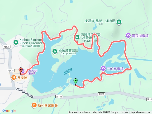 台南新化虎頭埤步道台灣第一水庫