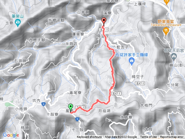 20221106 月扇湖山大岩壁與礦坑遺跡