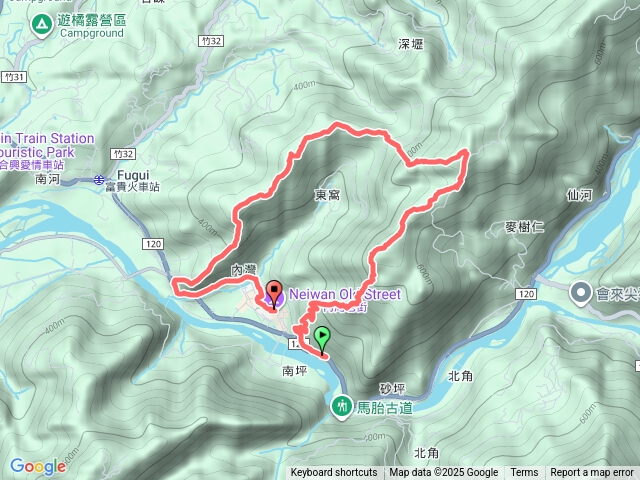 20250914內灣>內灣山>麥樹仁山>白石湖山>內灣［內灣三山］
