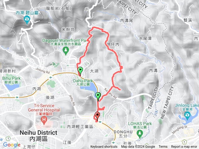 大湖山～牛稠尾山～康樂山