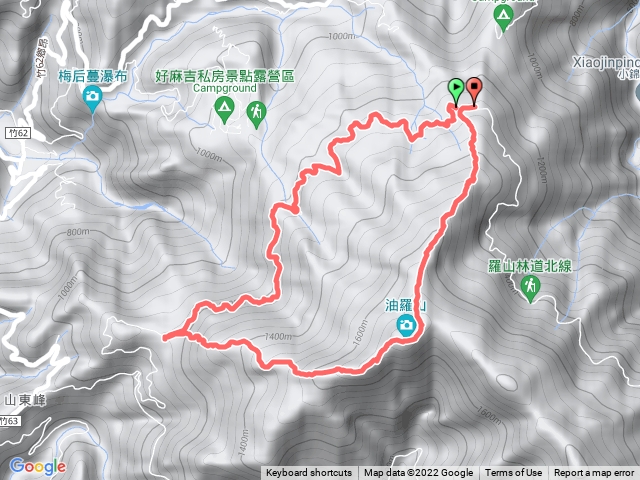 油羅山O行一進三出