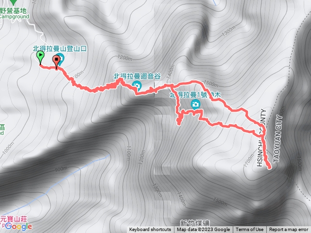 20230228@北得拉曼+內鳥嘴山