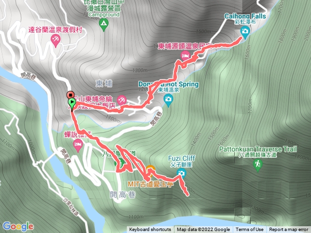 八通關古道（父子斷崖）+彩虹瀑布