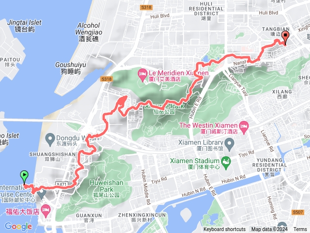 廈門山海健康步道~雲海線